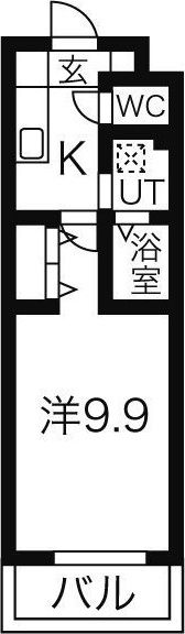 リシュドール鶴舞公園の間取り画像