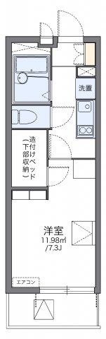 レオパレスすゞの木の間取り画像