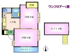カーサOGIの間取り画像