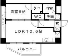 ウエル水前寺公園の間取り画像