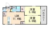 ロイヤルメゾン六甲Ⅴの間取り画像