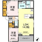 エメフィール馬渕の間取り画像
