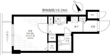 ステージファースト青山の間取り画像
