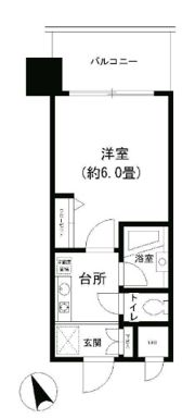 ヴィラコート横浜の間取り画像