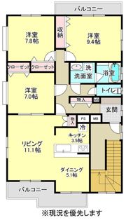 シルフィーノ大平台の間取り画像