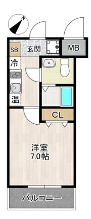 レクシア南瓦町の間取り画像