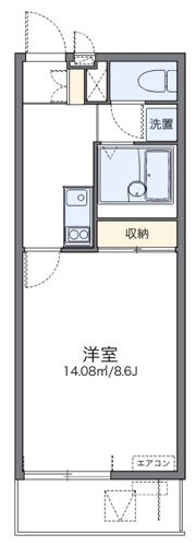 レオネクストレジーナⅢの間取り画像