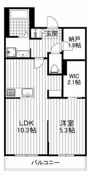 カデンツァ羽根木の間取り画像