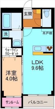 カーサフレンテ長江の間取り画像