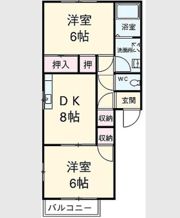 コンフォート小原の間取り画像
