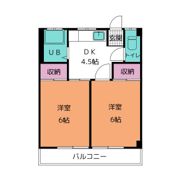 タカギアパートの間取り画像