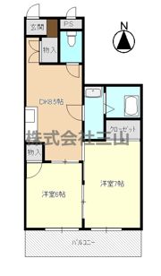 パークサイド茅山の間取り画像