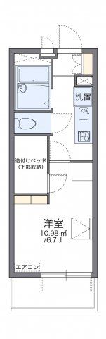 レオパレスはるるの間取り画像