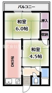 菊地マンションの間取り画像