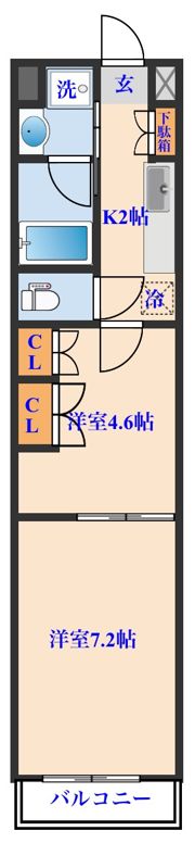 ウェルネス青葉の間取り画像
