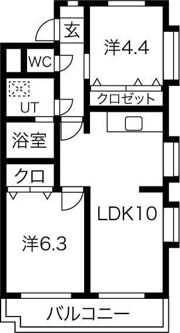 モールセゾン大森の間取り画像