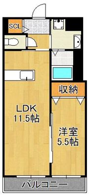 アセンション御開の間取り画像