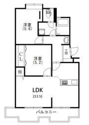 エクシード中沢の間取り画像