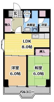 グリーンプラザの間取り画像