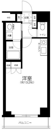 T’s garden六郷土手の間取り画像
