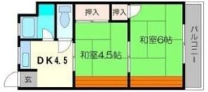 紫光マンションの間取り画像