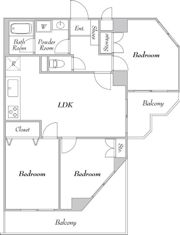 ラレーブ蕨中央の間取り画像