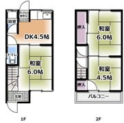 久保田純生借家6号の間取り画像