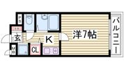 リーガル新神戸の間取り画像