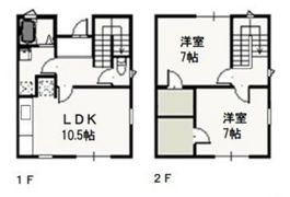 メゾネット Eの間取り画像