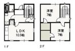 メゾネット Eの間取り画像