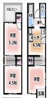 御供田1丁目テラスの間取り画像