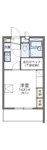 レオパレスヴァンティアンの間取り画像