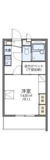 レオパレスヴァンティアンの間取り画像
