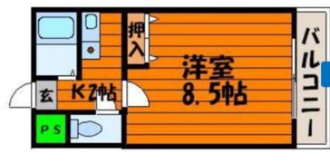 グランシャリオ津高壱番館の間取り画像