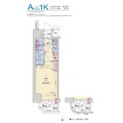 ソルテラス都島本通の間取り画像