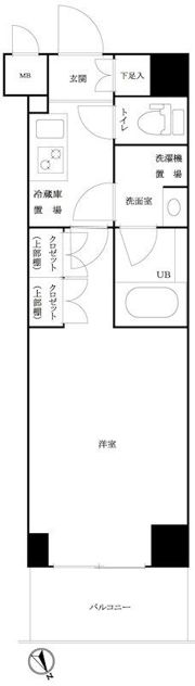 ルーブル白金高輪参番館の間取り画像