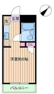 ハイツコスモスの間取り画像