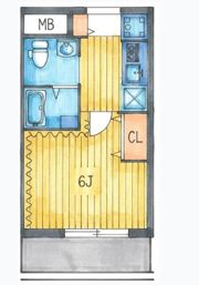 パークヒルズ新大阪willの間取り画像