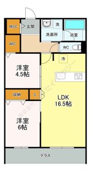 プリムヴェールの間取り画像