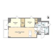 AIFLAT品川戸越パークサイドの間取り画像