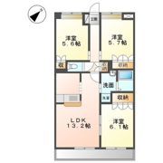 メルヴェイユの間取り画像