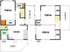 馬木9丁目戸建ての間取り画像