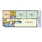 シティハイツ藤崎の間取り画像