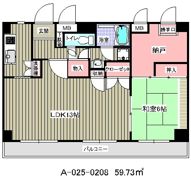 アンダルシア市川(A-025)の間取り画像