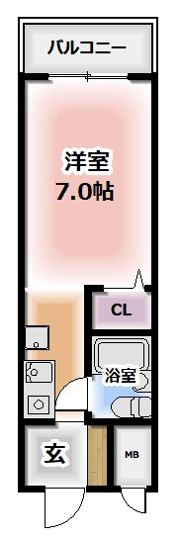 グロースコート香里園の間取り画像