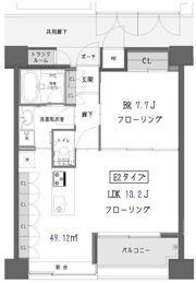 ガーデン蒲田の間取り画像