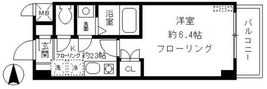 カリスヤマガの間取り画像