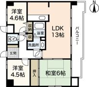 サンコーポ長楽寺マンションの間取り画像
