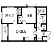 メリディアンなないろの里 四番館の間取り画像
