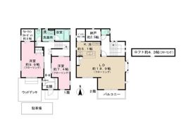 貸戸建住宅 定期借家 中郡二宮町二宮の間取り画像